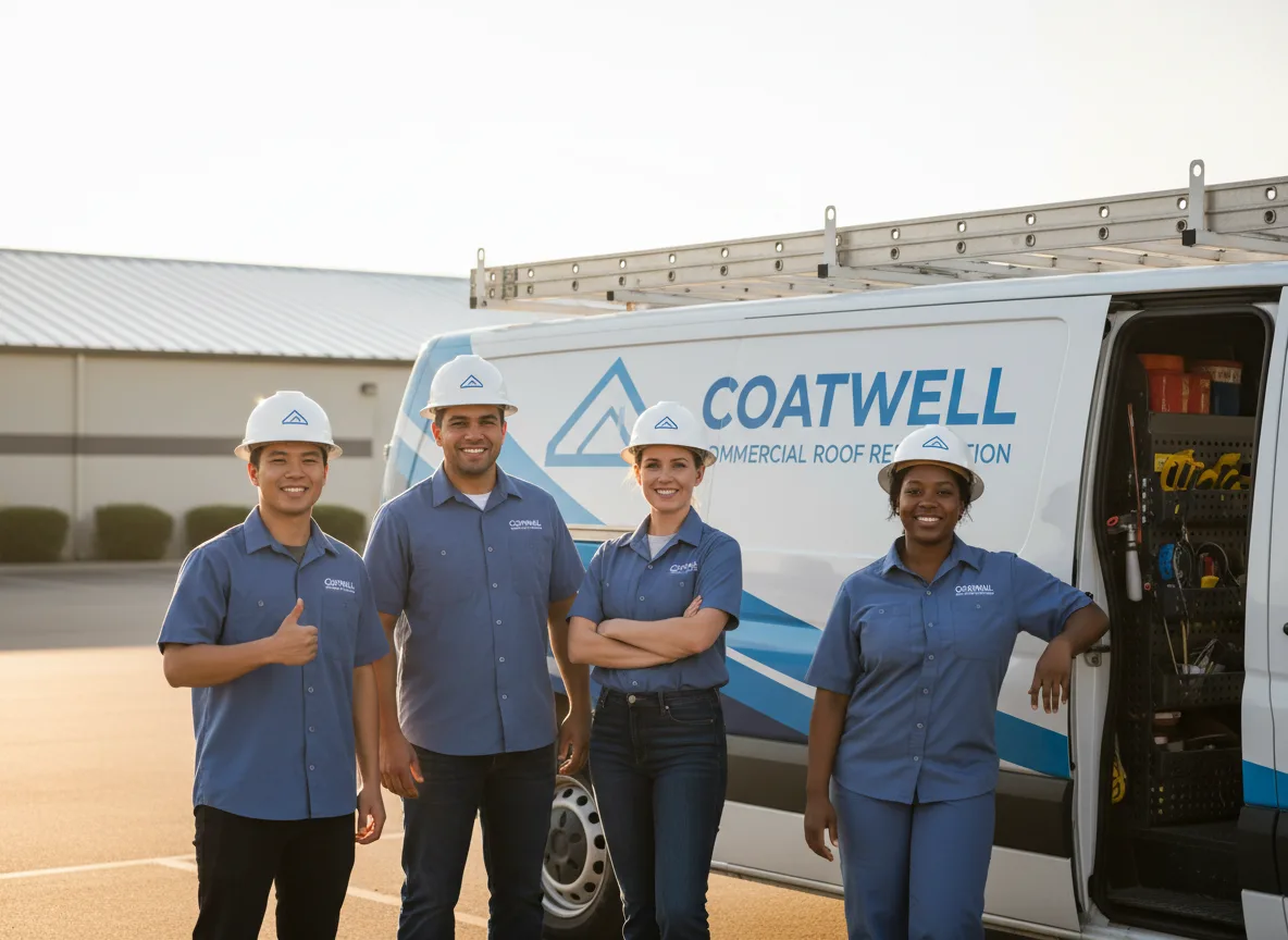 Commercial roof coating company in Bayport, MN